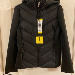 DKNY Women's Black Puffer Jacket